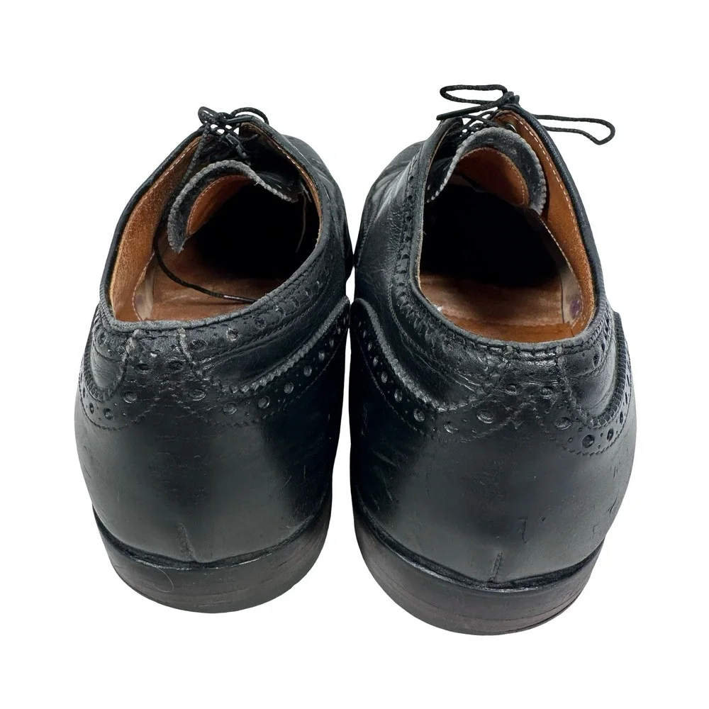 Alden 903 Mens Black Leather Wingtip Oxford Brogue Dress‎ Shoes Size 9 B/D USA